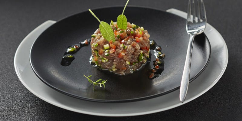 Tartare de thon au citron vert